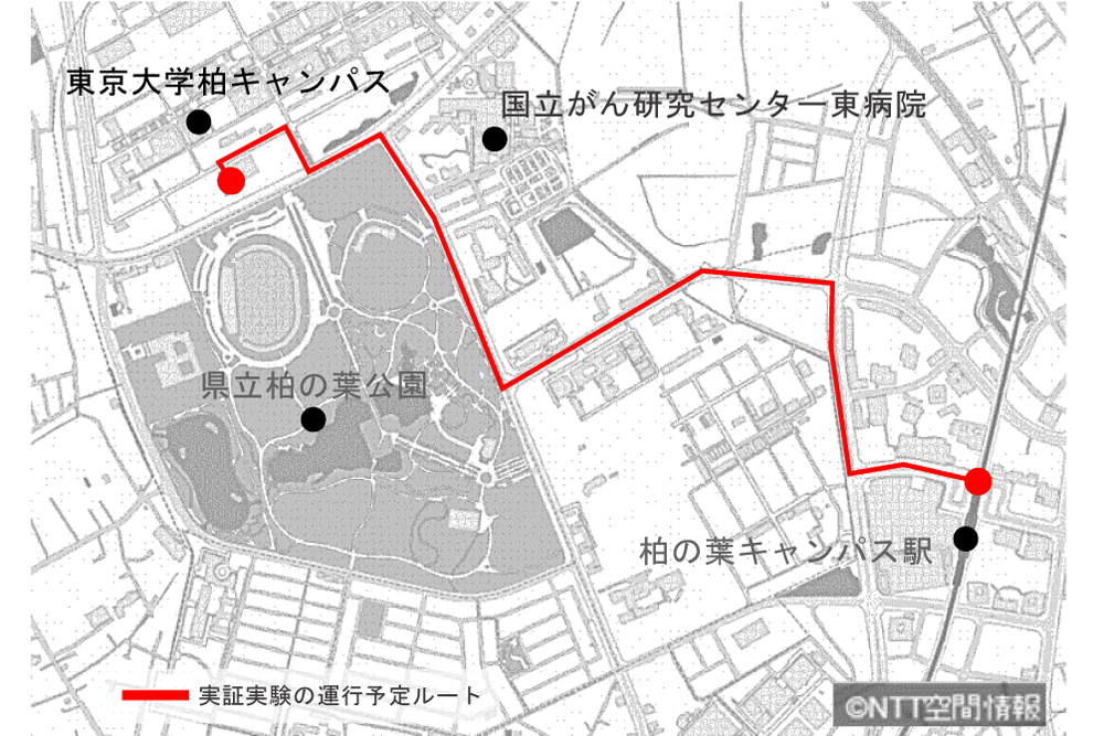 柏の葉キャンパス駅・東京大学柏キャンパス間の公道で「自動運転バスの営業運行実証実験」を継続 柏ITS推進協議会